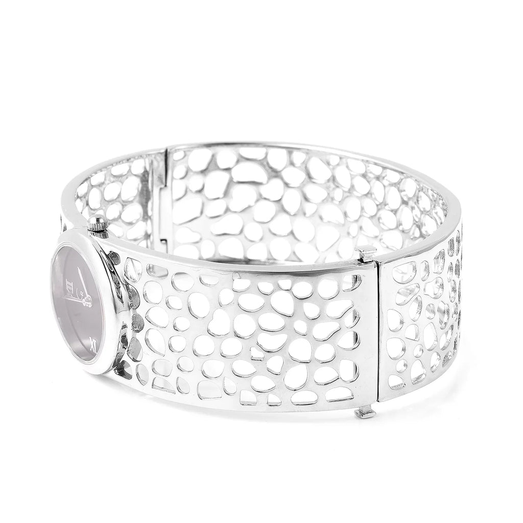 Bracelet Movement Swiss in 7.5 Silver Galley Back Watch Rachel Bangle