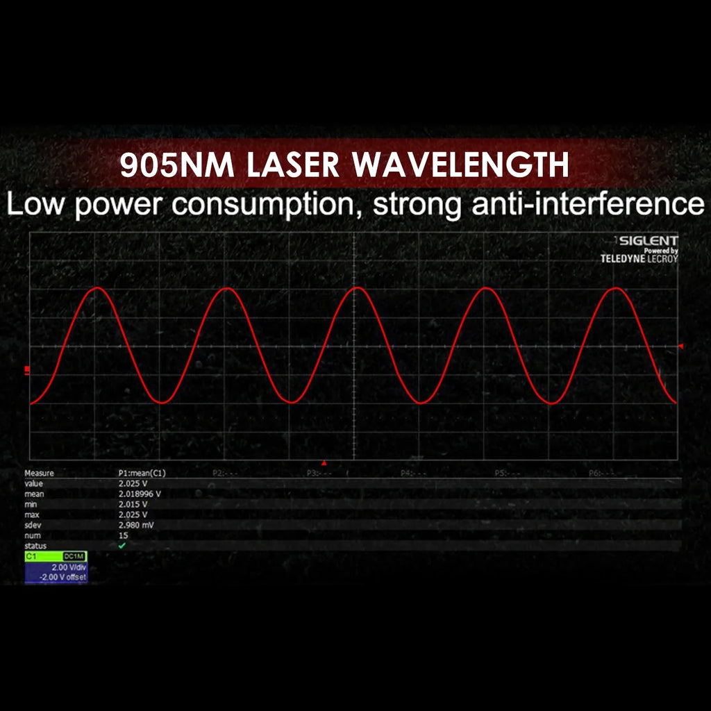 Meter Trajectory With Function Pole Lock exterior Ruler 6X Flag Magnification Handheld 3~1000M Distance Rangefinder Compensation High Dcenta Telescope Digital