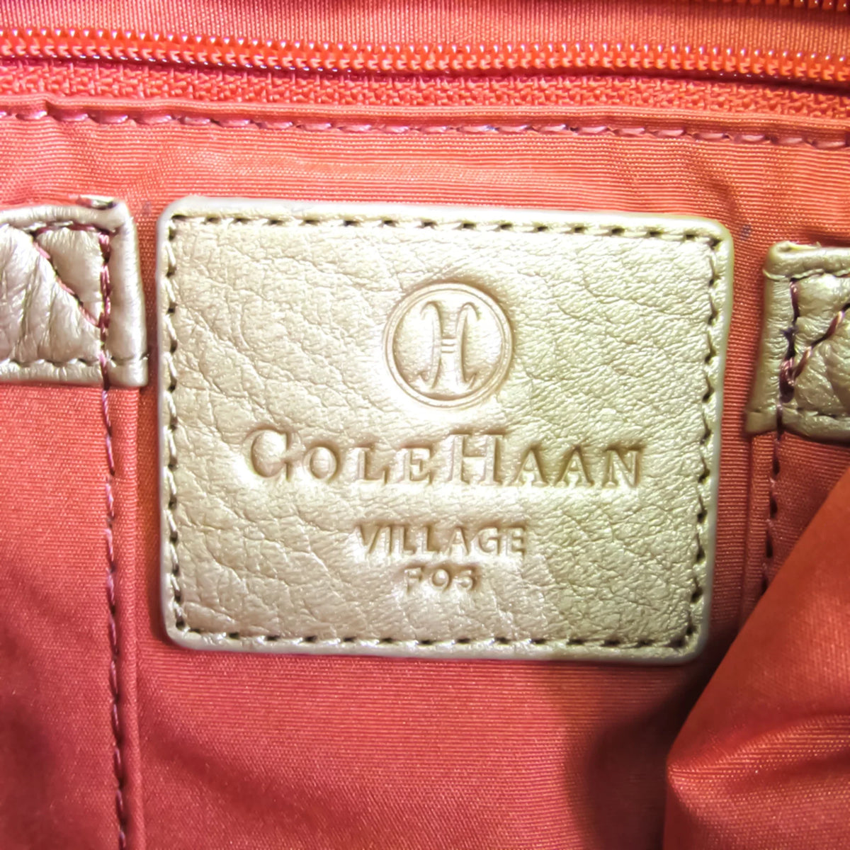 Cole Haan Pre-Owned (Good) Women's Gold Handbag Leather