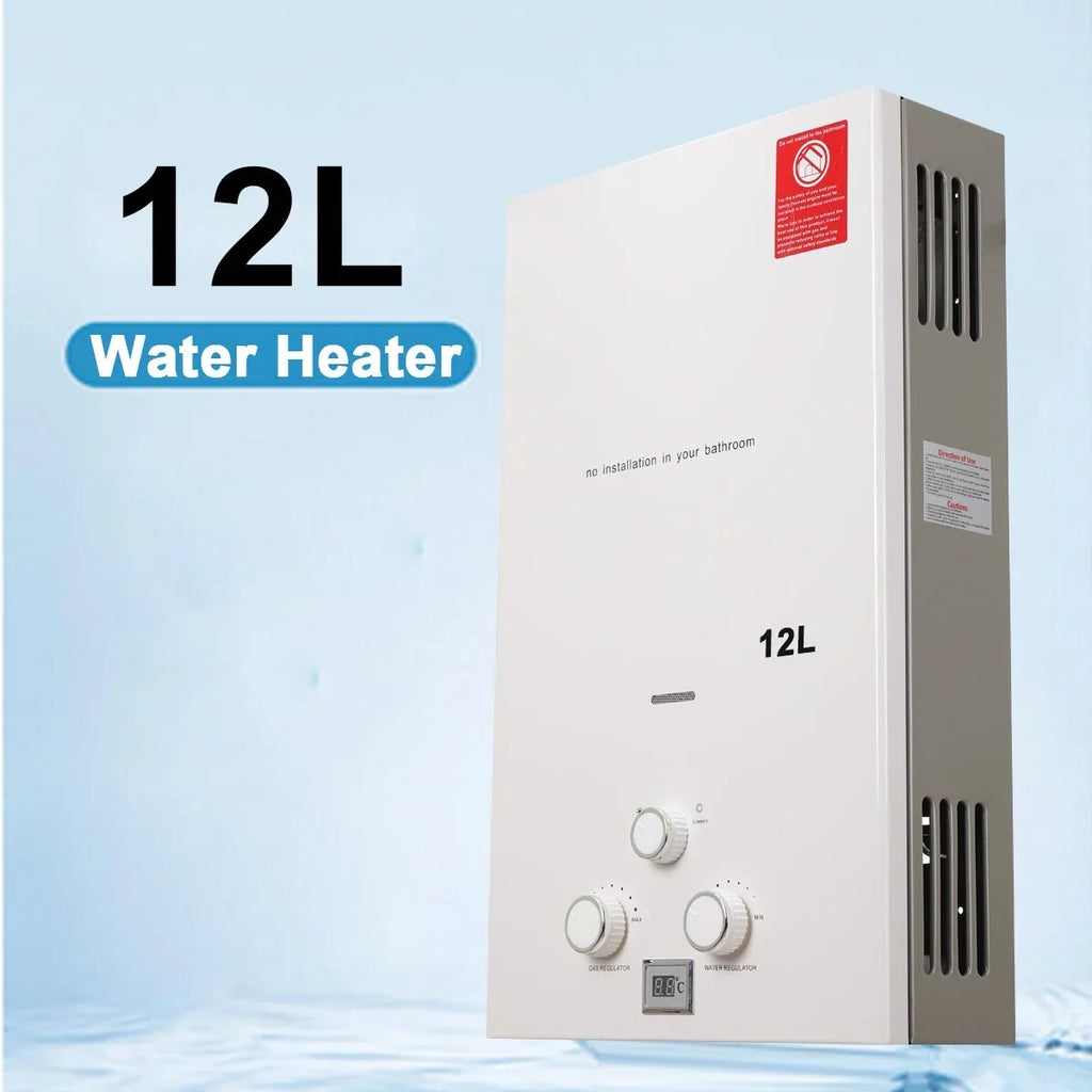 Gas LPG Heater Tankless 12L Camping Gas Portable Boiler NICCOO liquid exterior Propane
