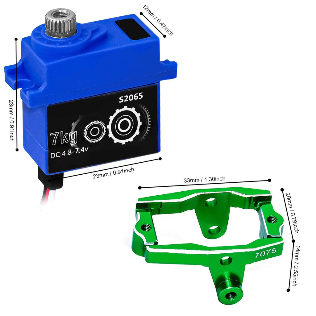 Car Gear Micro Clearance Saving 2023RC with RC Horn Holiday Mount for 1/18 and Servo Season TRX4M Gifts Digital Servo Parts Upgrade Metal Servo Servo