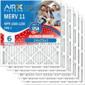 Conditioner Pleated & AIRX to Comparable 6 1200 WICKED Pack HVAC FPR Electrostatic 24x25x1 MPR 1000, Furnace Filters Premium Air MPR USA CLEAN FILTERS 7 Filter Made by Air 11 AIR. 24x25x1 Filter MERV
