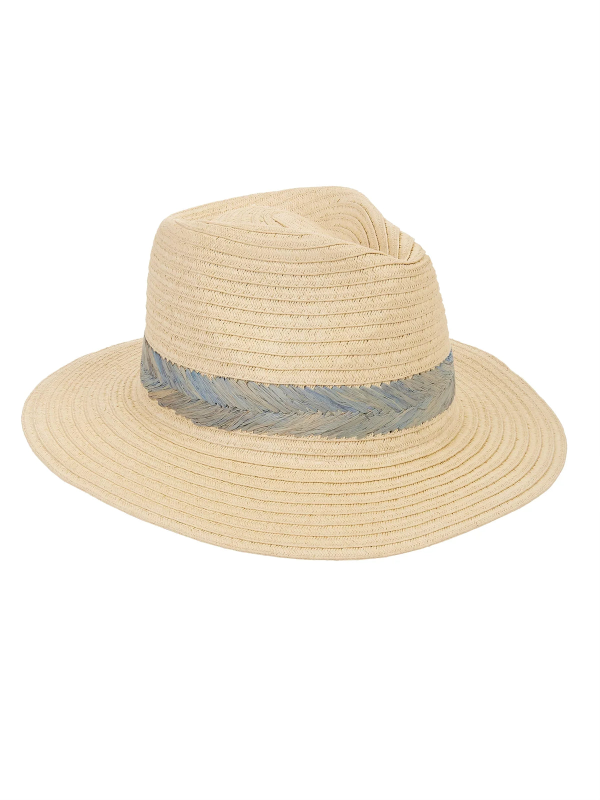 Women's Fedora Rose May Eliza Straw Palm