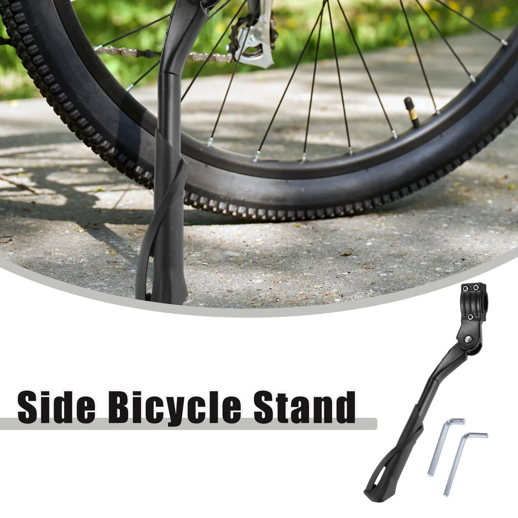 24-29 for Kickstand Unique Adjustable Side Mountain Bike Inch Bicycles Stand Set Bargains Stand 1 Fit Non-Slip Bicycle