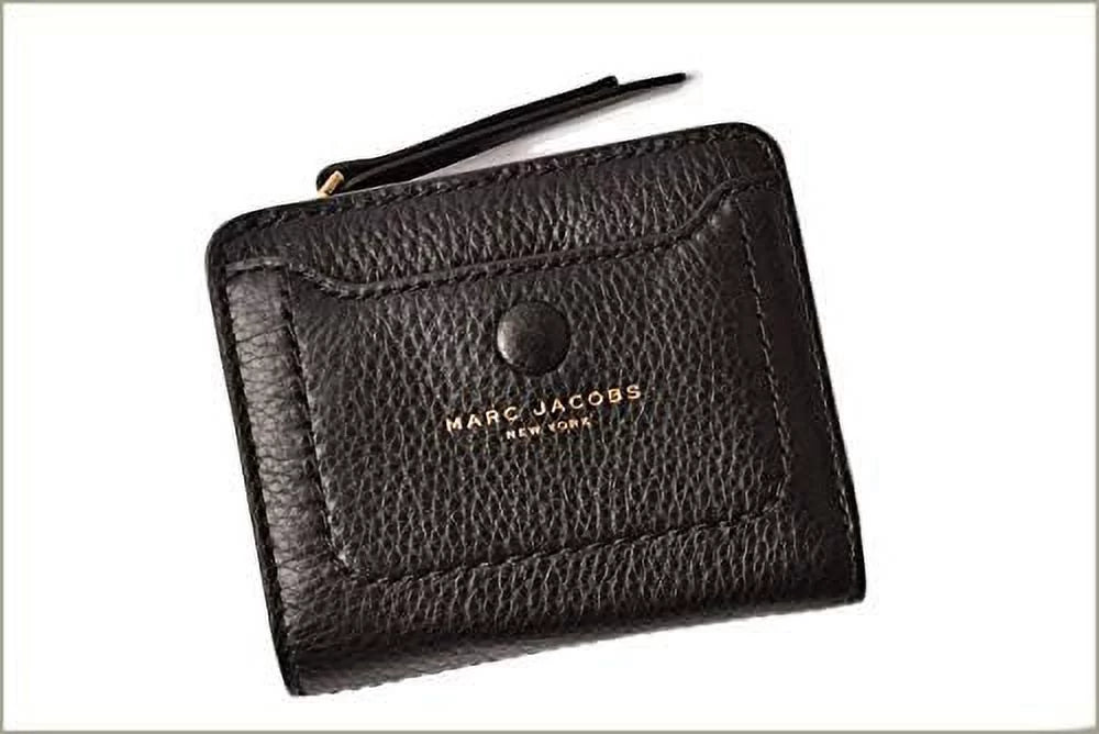 Women's Marc Leather Leather Empire Wallet City M0014215 Mini Jacobs Black Compact