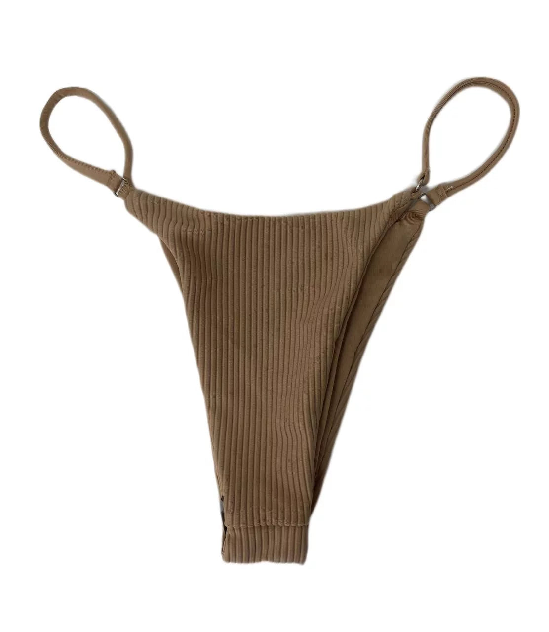 Swim Frankies Bottom, Women's Thong S Ribbed Sara Nude,
