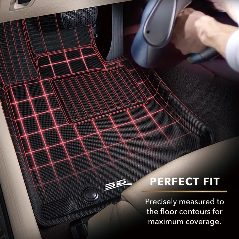 Floor SUBARU 3D Mat FORESTER (BLACK) with Full compatible Set 2019-2024 KAGU - MAXpider