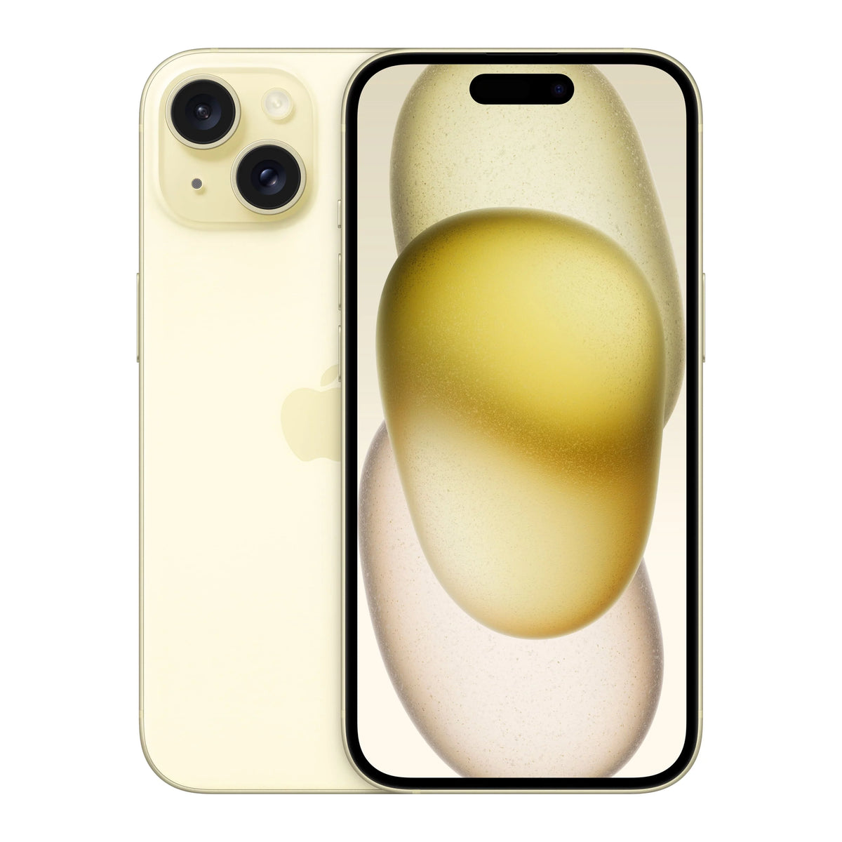 Straight Talk Smartphone Yellow iPhone - Prepaid 15, 256GB,