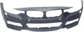 with Sport COVER with M PDC Compatible Sensor 2013-2018 with Line HL For Front BUMPER 3-SERIES Holes/Cam Primed Sedan/Wagon