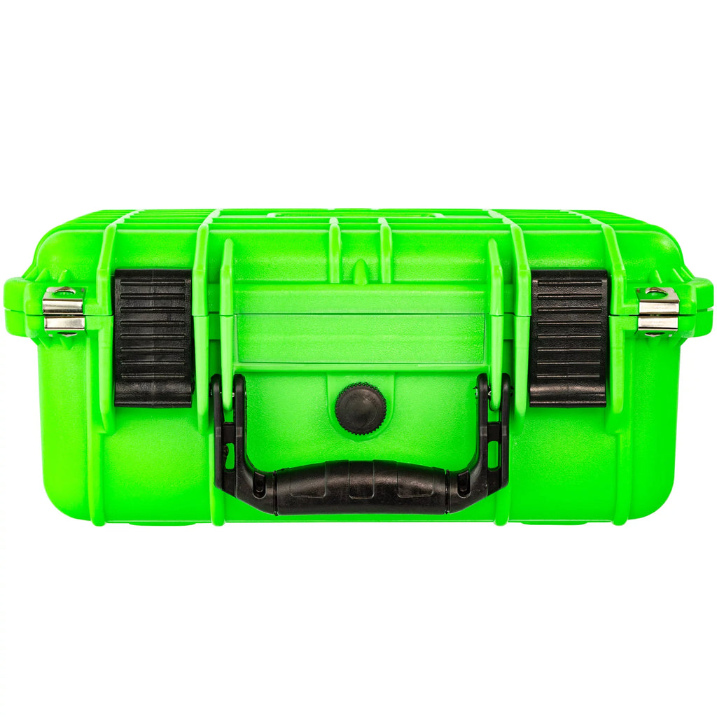 and Green Case Neon Camera Waterproof inch with Foam Hard 13.37 Gear Eylar