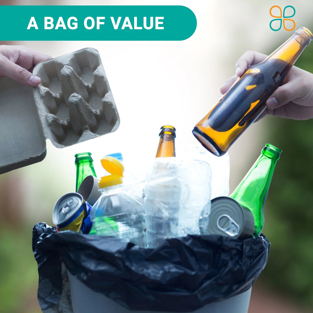 / PlasticMill MIL, Bags/Case, Liners. 42 33x48, Black, Trash Can Gallon, 1.5 Bags 100 Garbage