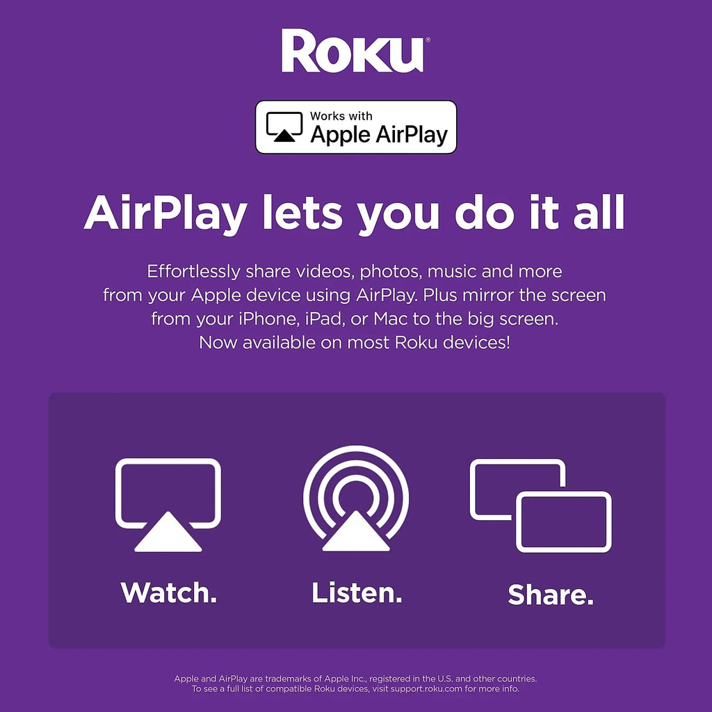 HD HDMI Streaming Simple Roku Player Remote and Speed Cable High with Media Express
