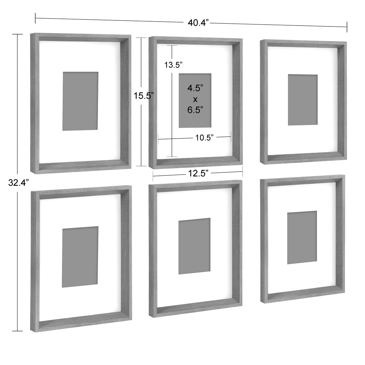 Display Brown, Walnut Art Set Framed Laurel of Modern Wall for Abstract Mid-Century and Decor Calder Prints, Kate 6,