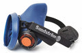 M/L Mask 100 Respirator,Silicone,Blue SR Sundstrom Half Safety