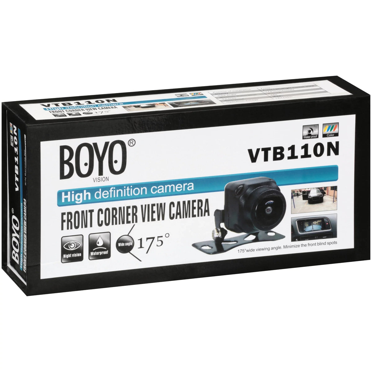 Corner-View Universal VTB110N - Mount Front Camera BOYO