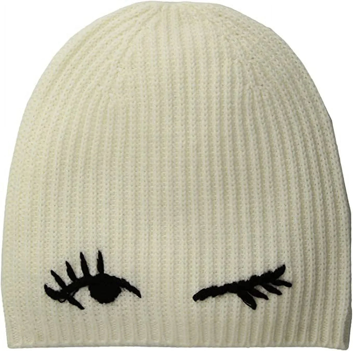 York Spade Kate Beanie New Winking Cream/Black